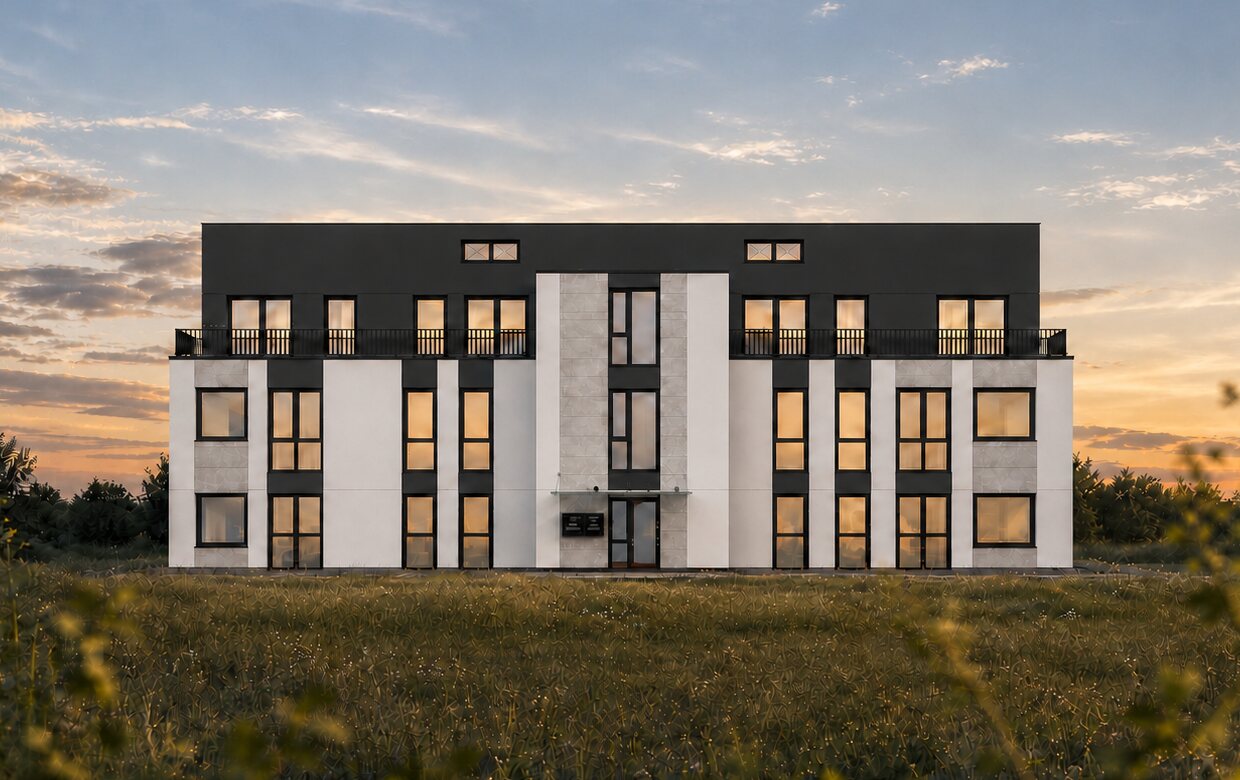 LUMIRA – widok planowanego budynku mieszkalnego w Hilden
